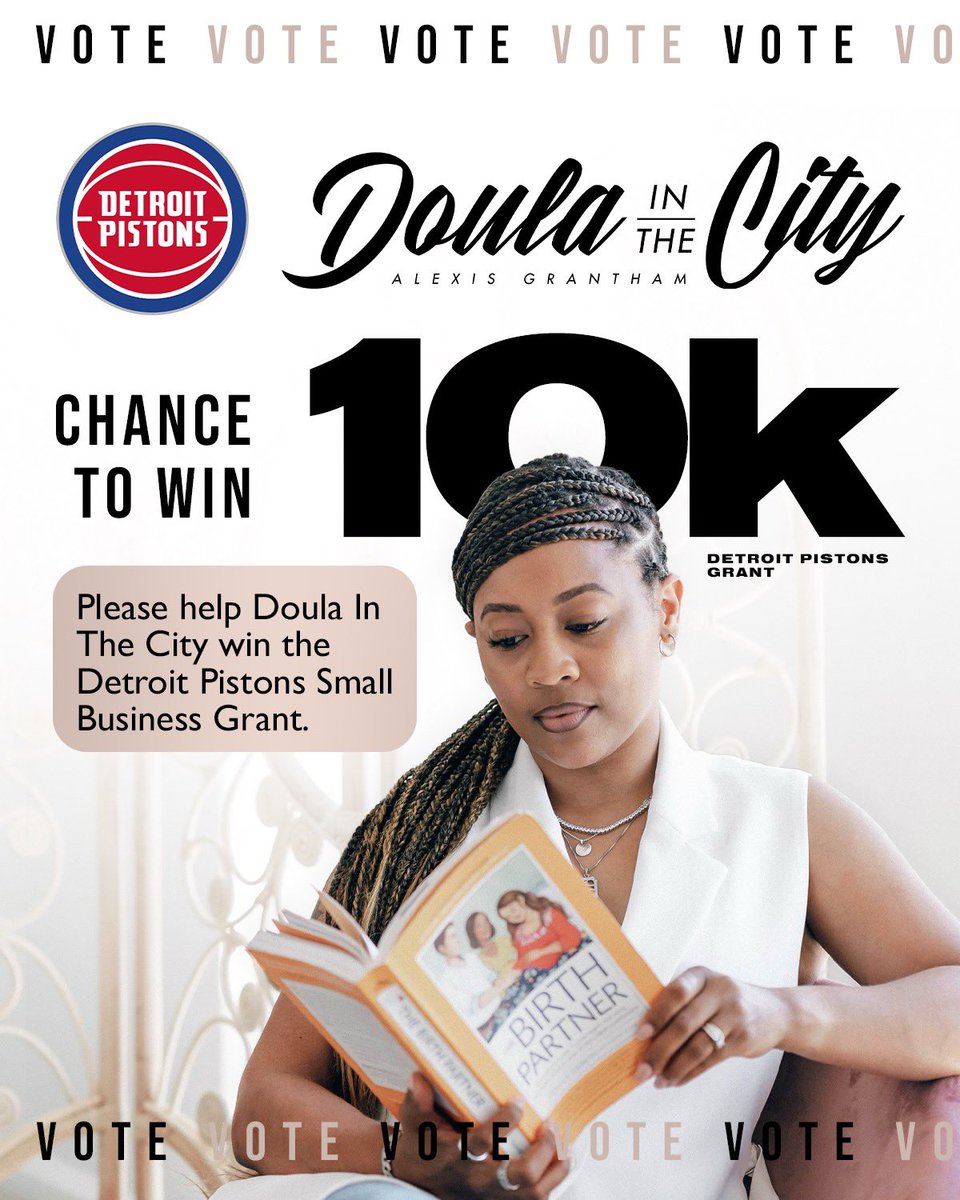 tgthehost's tweet photo. @DetroitPistons @RingCentral Meet Lex, your Doula in The City ♥️ https://t.co/PPupFhHySV