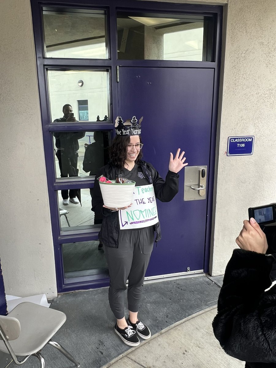 Last but not least congratulations to Mrs. Cabral for also being recognized as a RCHS Teacher of the Year Candidate!!