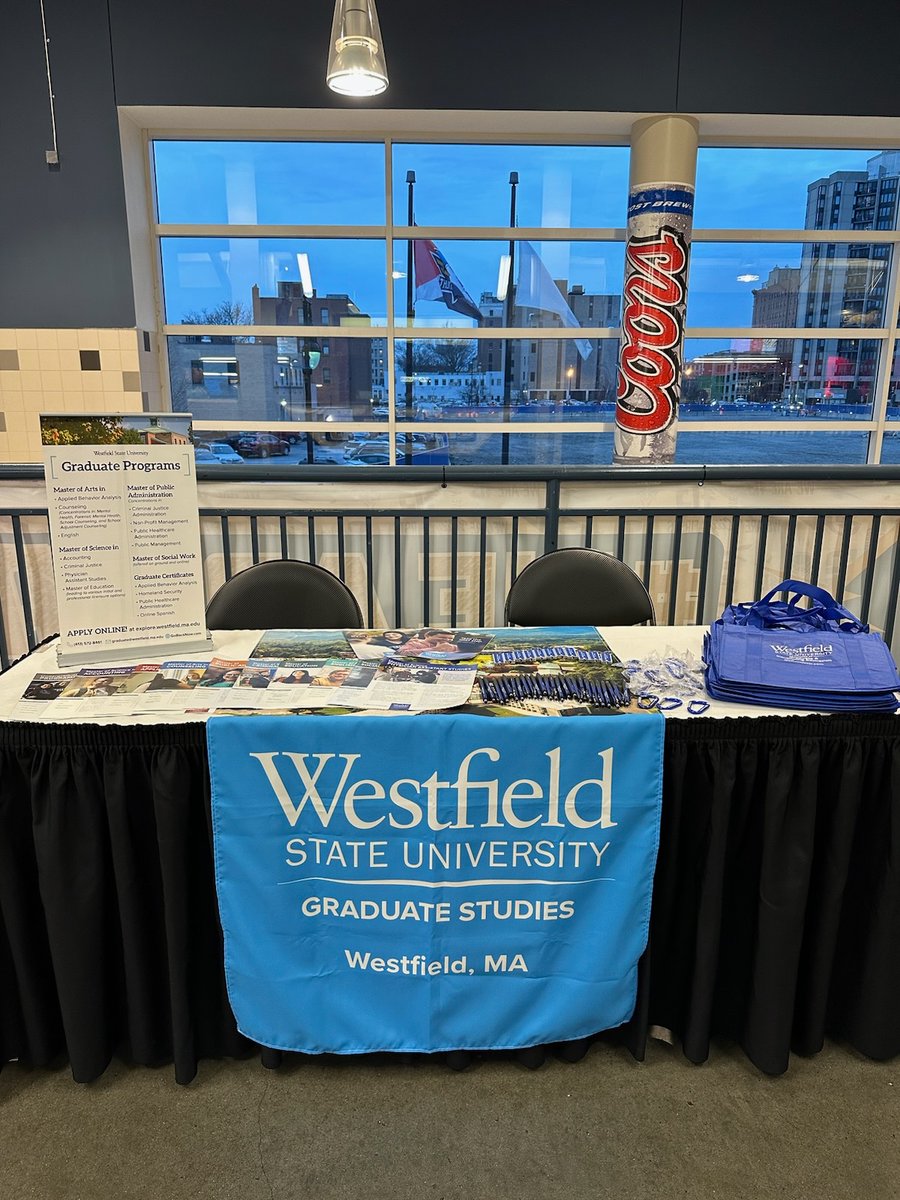 WSUCGCE's tweet photo. Stop by our information table tonight at the Springfield Thunderbirds game for program information and fun giveaways! https://t.co/AdyqksKFo9