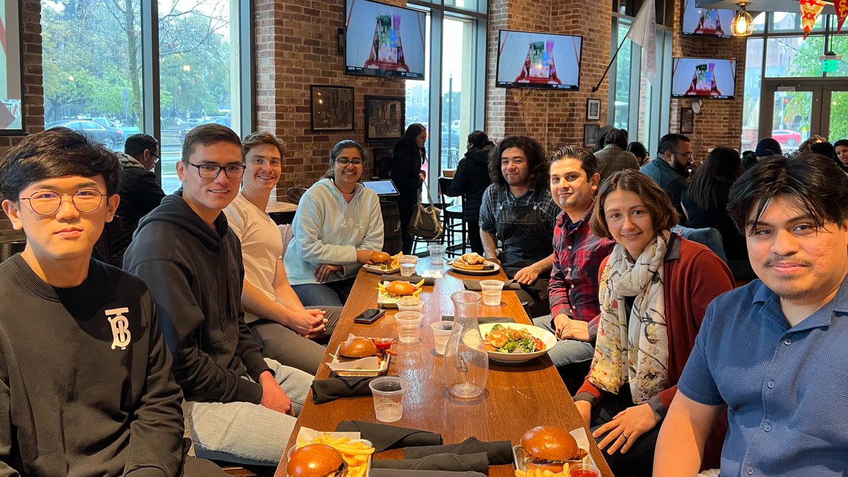 A joyous day for the Marinescu group where we celebrate Jeremiah's advancement to Ph.D. candidacy, and Frank's transition to grad school! #chemtwitter