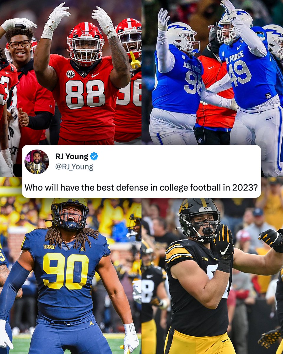 Who will have the best defense in college football in 2023? 🤔🏈 @RJ_Young