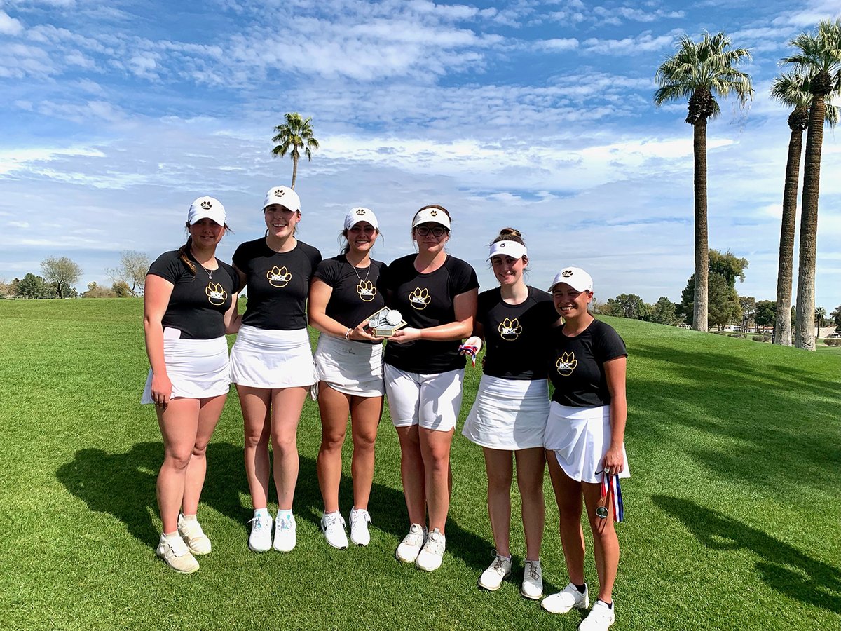 .@WayneStateGolf captures team title at SMSU Challenge in Arizona.  #NSICWGolf
wscwildcats.com/news/2023/3/10…