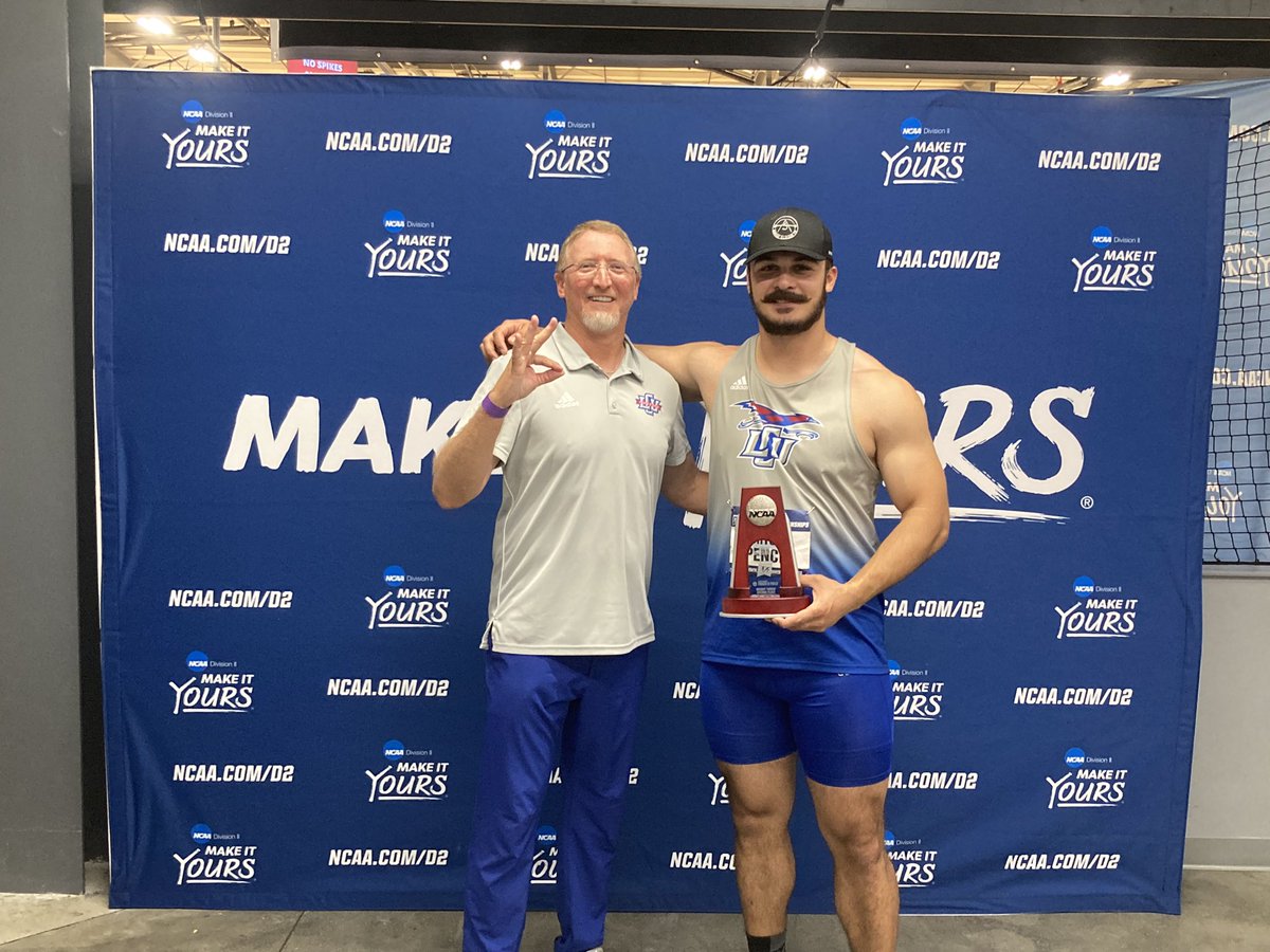 anger_shawn's tweet photo. All Glory to God. Bryce Spencer just placed 2nd at the D2 National Indoor Track and Field Championships in Virginia Beach. Congratulations!!! https://t.co/8OuyinEhM0