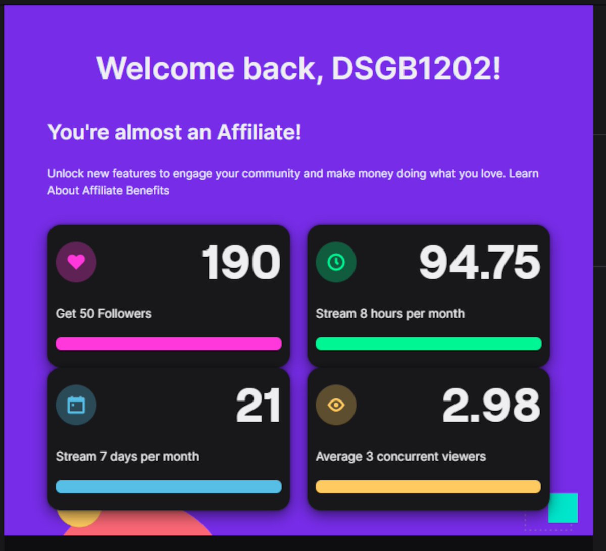 Knocking on the door #Affiliate  Lemme in #Twitch  <a href="/Twitch/">Twitch</a> <a href="/TwitchNetworkHQ/">Supporting Streamers 🎮</a>