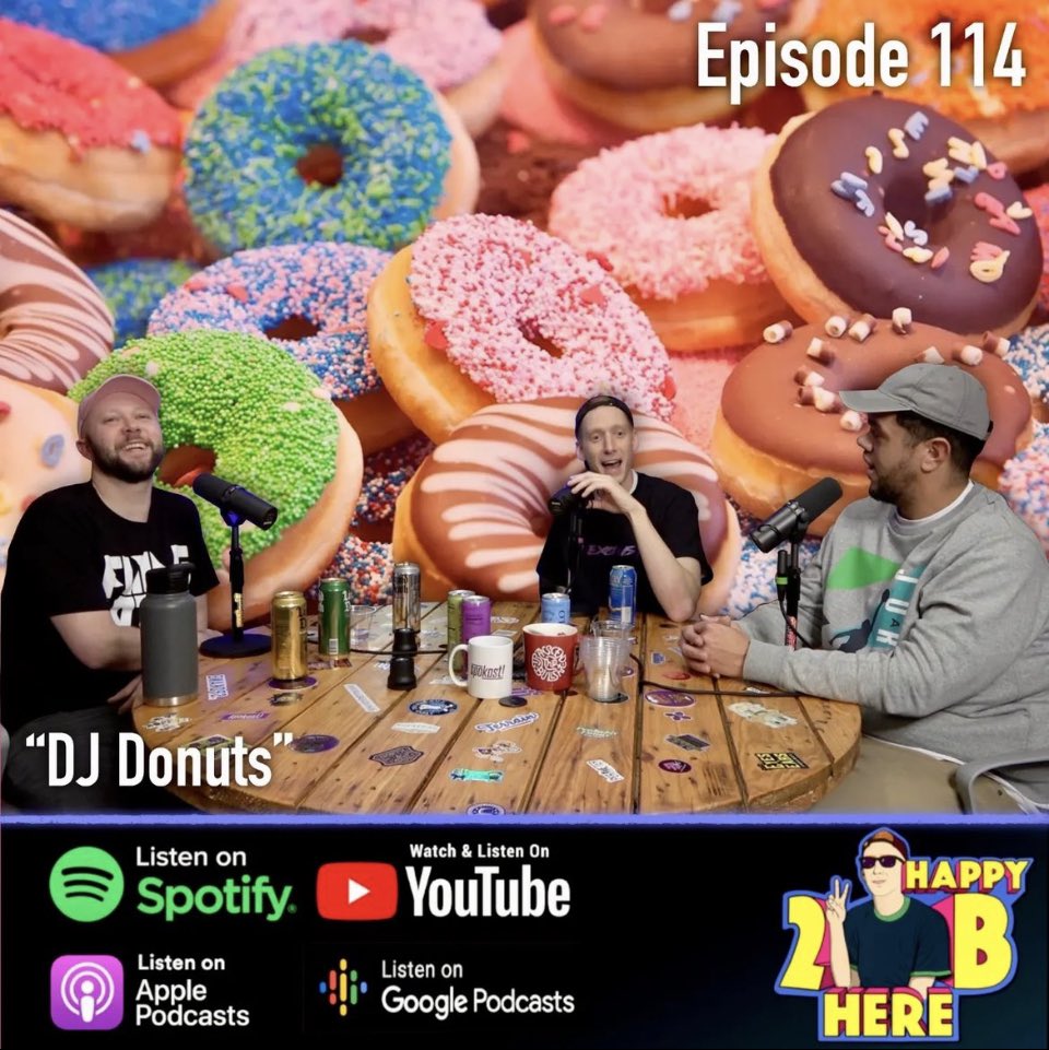 H2bhpodcast's tweet photo. Episode 114 w/ DJ Donuts is OUT NOW! 

Donuts DJs at many dope spots in Spokane and produced the song “After the rain” on @changenmatisse newest album. 

Tap in! 

https://t.co/YdnRnxn72S https://t.co/JtxVTGqbri