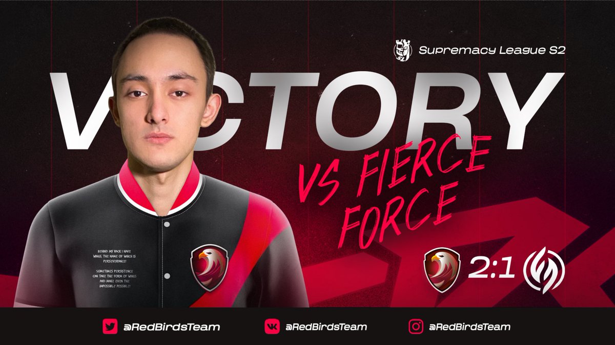RedbirdsTeam's tweet image. Despite some problems, we managed to win this match 💪

🏆| @CR_Supremacy 
🆚| @FierceForceOP 
✅| 2:1 

PS: We never understood why everyone was praising @WaaaaWaaaa4 so much 🧐

#SMCY2023 #SpreadYourWings 🦅
