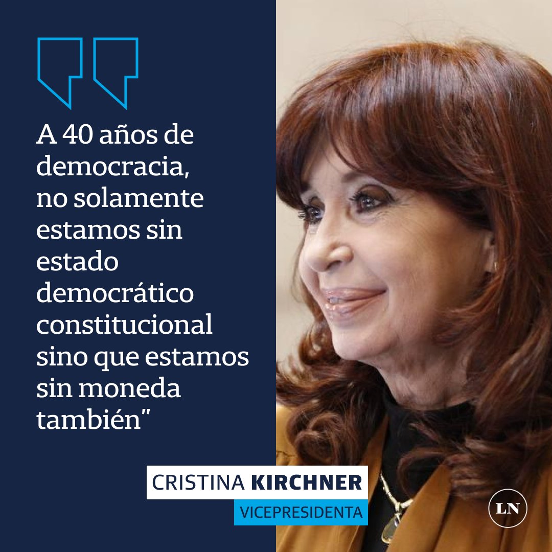 javierlanari's tweet photo. De esos 40 años fue oficialismo/gobierno durante 30. Y en los últimos 20 años fue primera dama, presidente, senadora y vicepresidente. Fin... https://t.co/HQBypexen3