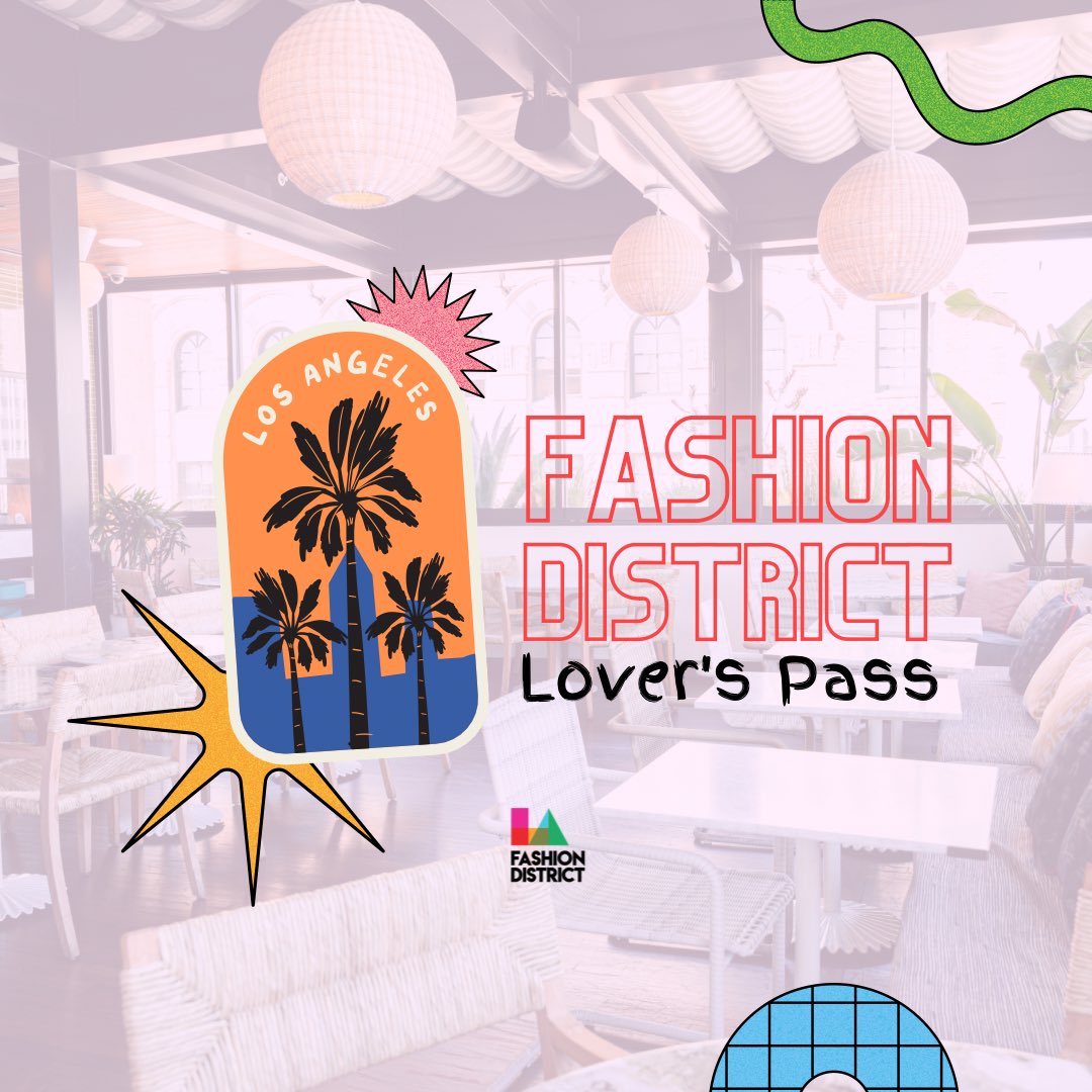 Step out of your comfort zone and discover something new! 🌟

The Fashion District Lover's Pass is a mobile-friendly passport that includes savings at more than 15 local favorites in the #LAFashionDistrict 

fashiondistrict.org/experience 🔗

#FashionDistrictLover #SupportLocal