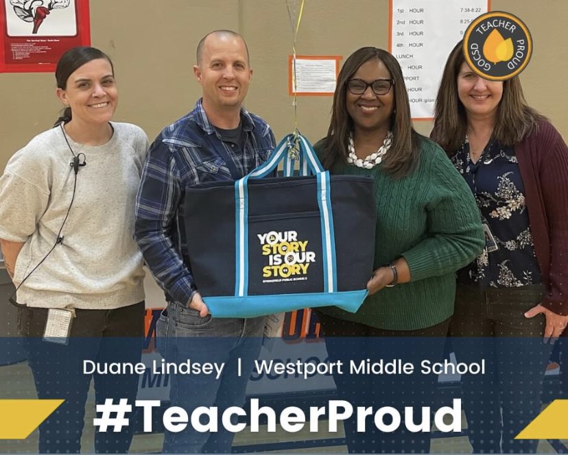 Westport Proud! ⁦@westportcats⁩ ⁦@jpalmer325⁩ #TeacherProud