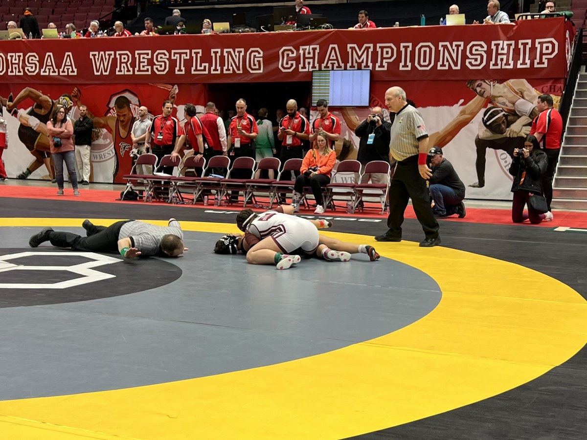 rdunn1001's tweet photo. Audrey Garcia gets the first win of any Ross girl at the State tournament @RossWrestling @ross_wrestling @RossRams1 @RossRamsAD https://t.co/EPx1INbNVJ