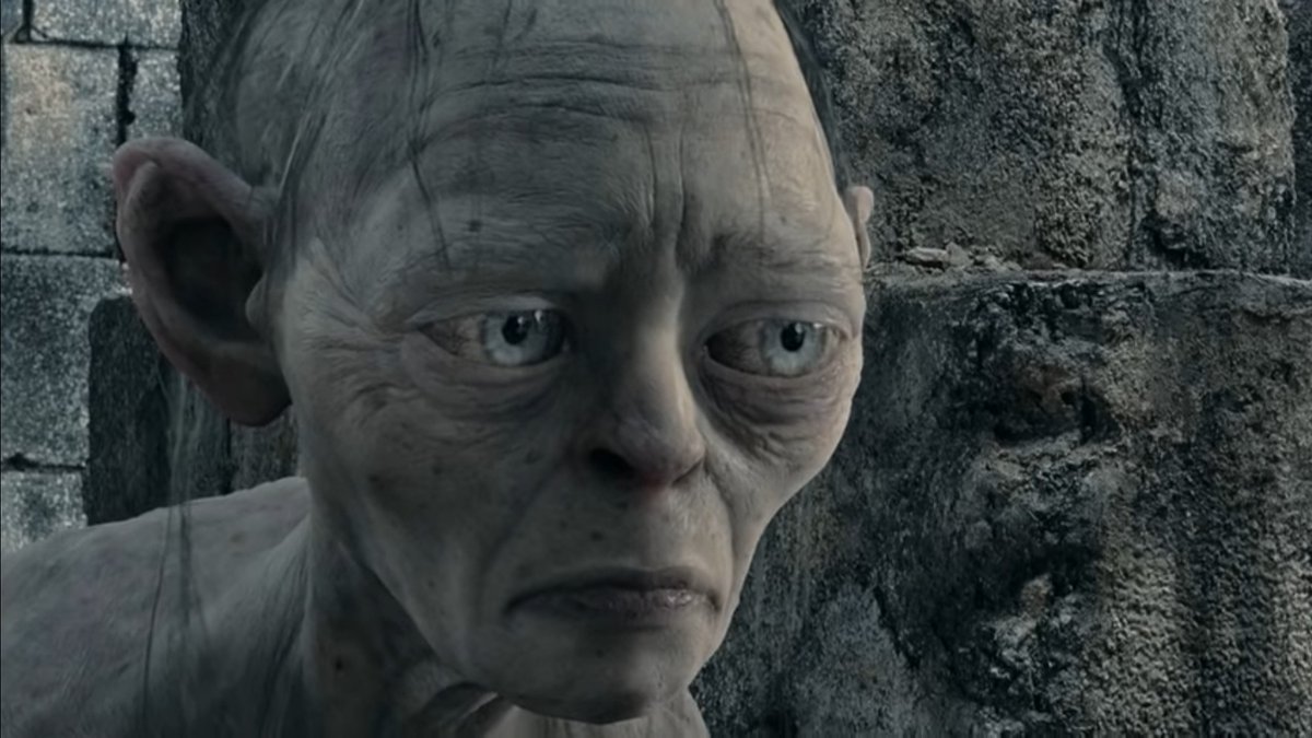 cutting to a live gollum reaction after frodo stares gayly at sam for a full minute is incredible