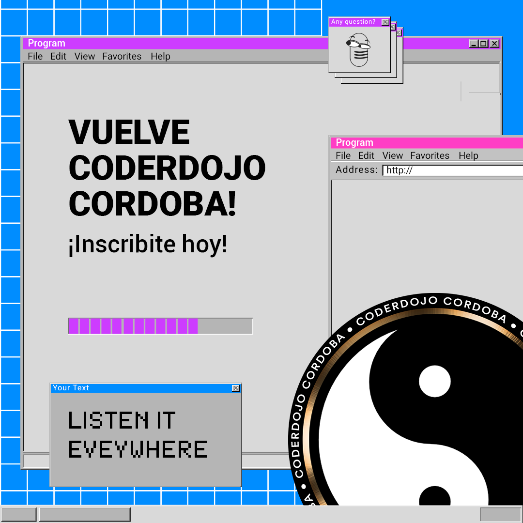 coderdojocba's tweet image. VUELVE CODER DOJO EN SU CICLO 2023 🎉🎉
Inscripciones para participantes y voluntarios en ➡️ linktr.ee/coderdojocordo…