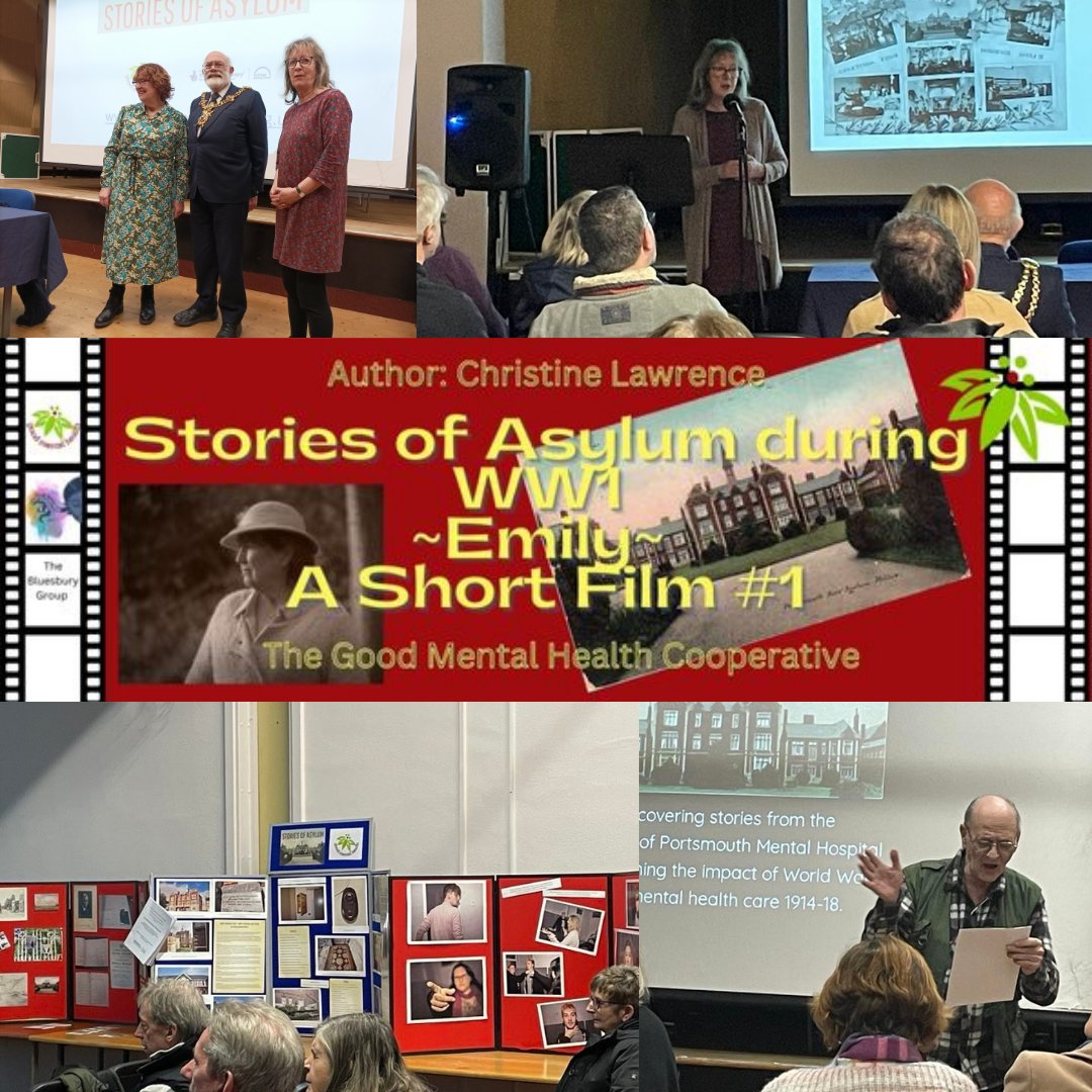 CreativeMHealth's tweet image. Fantastic launch event for the Stories of Asylum during WW1, with 'Emily' a short film.