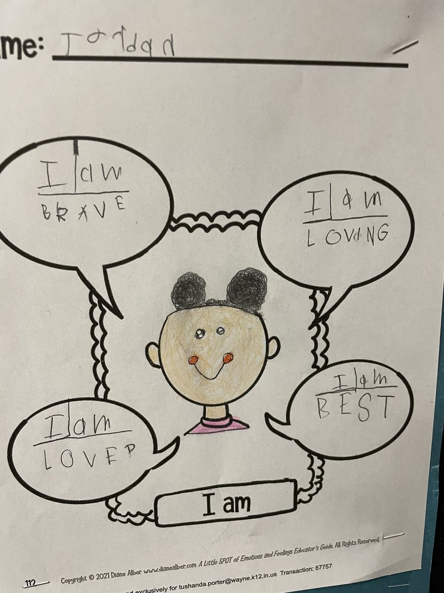 Mason_rm9's tweet photo. SEL Day! We read a story, put on our confidence spots, wrote affirmations andmade bracelets 🥰🥰@GCEgators  @WayneTwpSuper #SELDay #gatorgreatness https://t.co/TpC3gAaID2