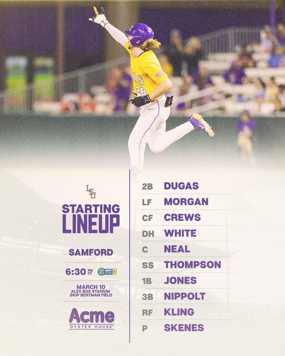 LSUbaseball's tweet photo. 14/56 https://t.co/vit5orY4gH
