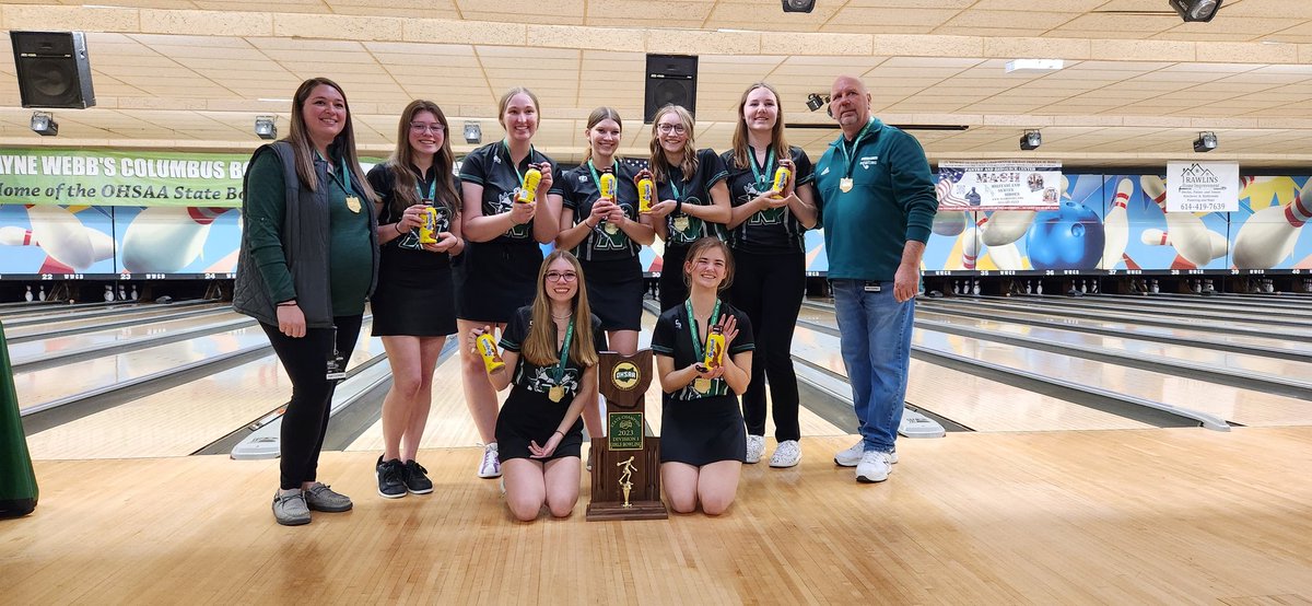 #OHSAA BOWLING: Congratulations to Macedonia Nordonia on winning the 2023 Girls Division I State Championship! They win their first ever state title in their first ever state tournament appearance!