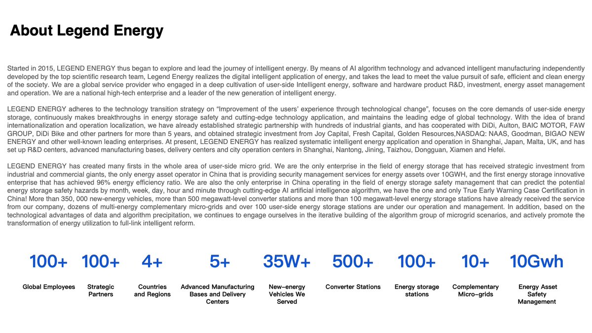 LegendEnergyG's tweet image. who I am? I am an energy storage innovation company from China
#EnergyStorage #Legendenergy