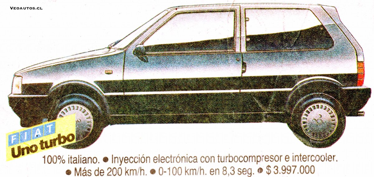 VeoAutos's tweet photo. Fiat Uno Turbo i.e. Serie l. Catálogo Italia 1989, año en que se comercializan en Chile 10 unidades
+ Info Link ➤https://t.co/quMyu99gFs
#unoturbo #fiatuno #fiatchile @fiat_fan_club @addict_car @thecarfactoids @RiveraNotario @FIATchile https://t.co/HpgTNEoByw