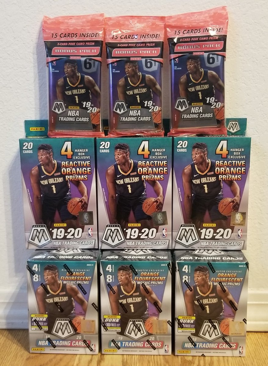 epicfamilycards's tweet photo. 🚨 Epic Stack Sale🚨

See pinned tweet for shipping &amp; rules

2019-20 Mosaic
Cellos $25 each
Hangers $30 each
Blasters $50 each

Follow #epicstacksale

@CardboardEchoes @sports_sell https://t.co/YqR3gcIuos
