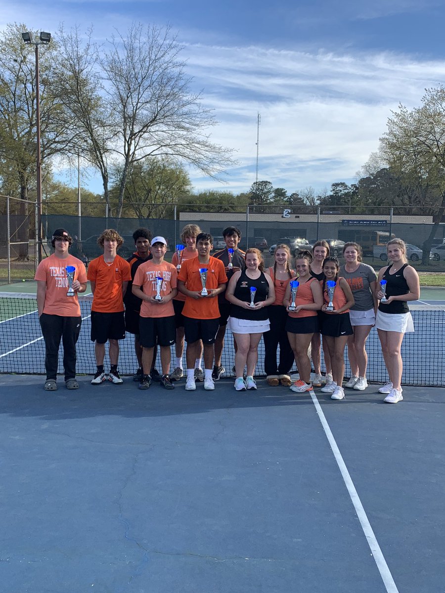 thstennis1's tweet photo. The Texas High JV tennis team competed in the Texarkana College Varsity Invitational on Friday. Awesome job by these kids today! https://t.co/zJ96MZmFOz