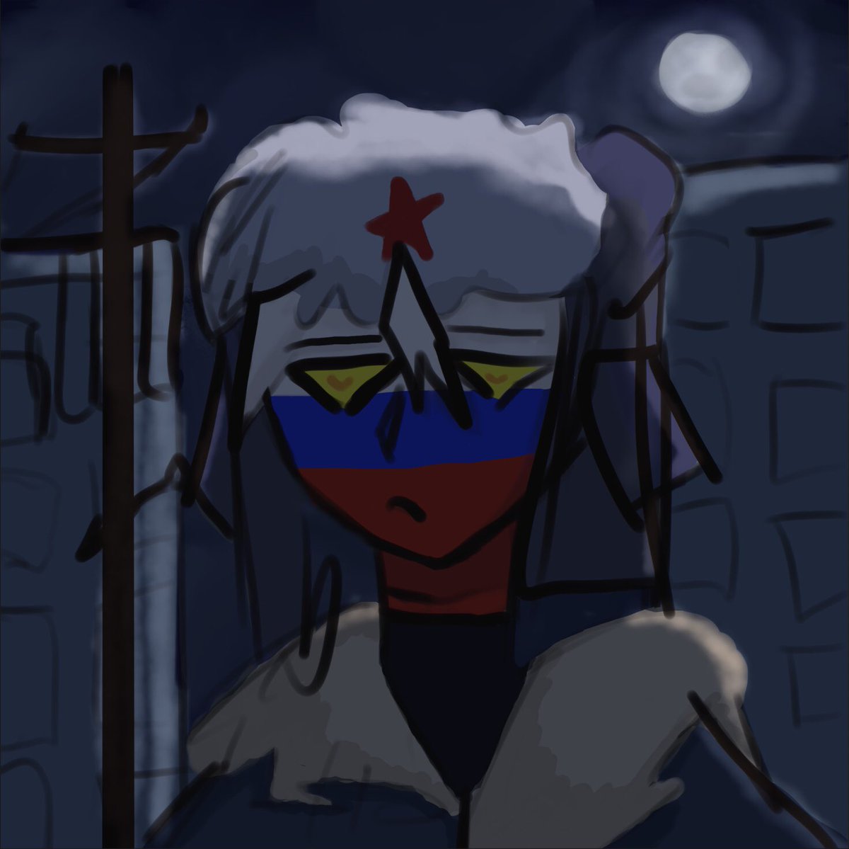 If you get rid of the r and a in russia you get ussi
#countryhumansrussia #countryhumans #digitalart