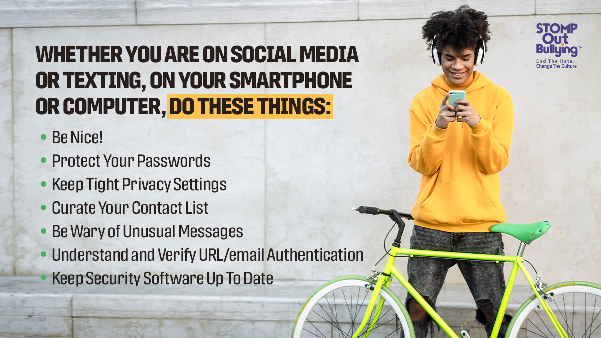 #DigitalPrivacyTip: Follow these rules of thumb and you will be safer online.
#cybersecuritytips #Cyberbullying
