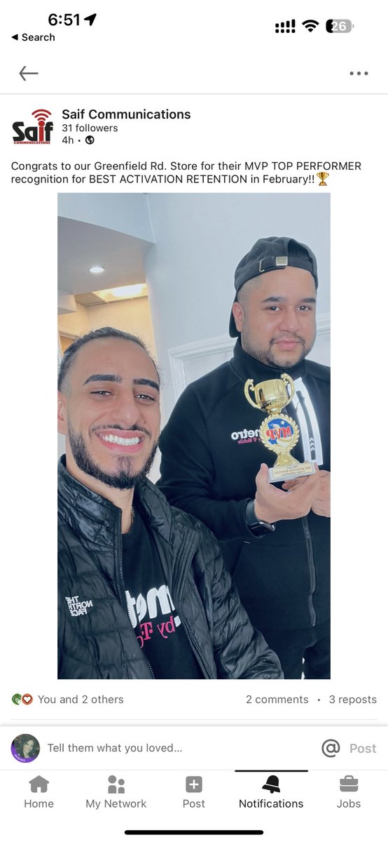 So proud of my Oak Park, MI Store for leading the way in February! Thank you Josh Owens for your support and motivation!