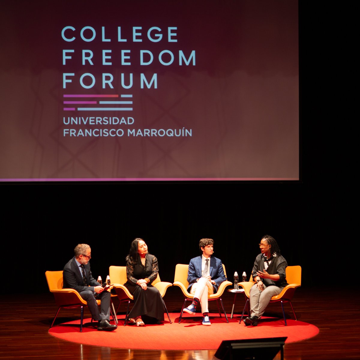 UFMedu's tweet photo. College Freedom Forum 2023
"Nunca se queden callados frente a la injusticia; sean curiosos; no permitan que los dictadores entren en sus mentes, ni en sus corazones"
- Víctor Navarro, Venezuela
#CFFUFM23 #CollegeFF #UFM https://t.co/WJ44JOHBzQ