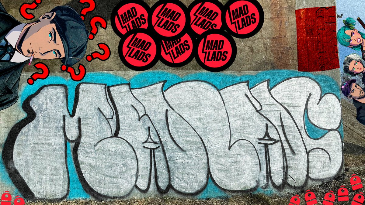 kerolshto's tweet photo. Today I decided to actively participate in the community @MadLadsNFT I made a graffiti in honor of this project! I really like their ecosystem, from the beautiful multichain wallet Backpack to the cute MadLads artwork. Let's see what I got! https://t.co/ZHIEWqpNMd