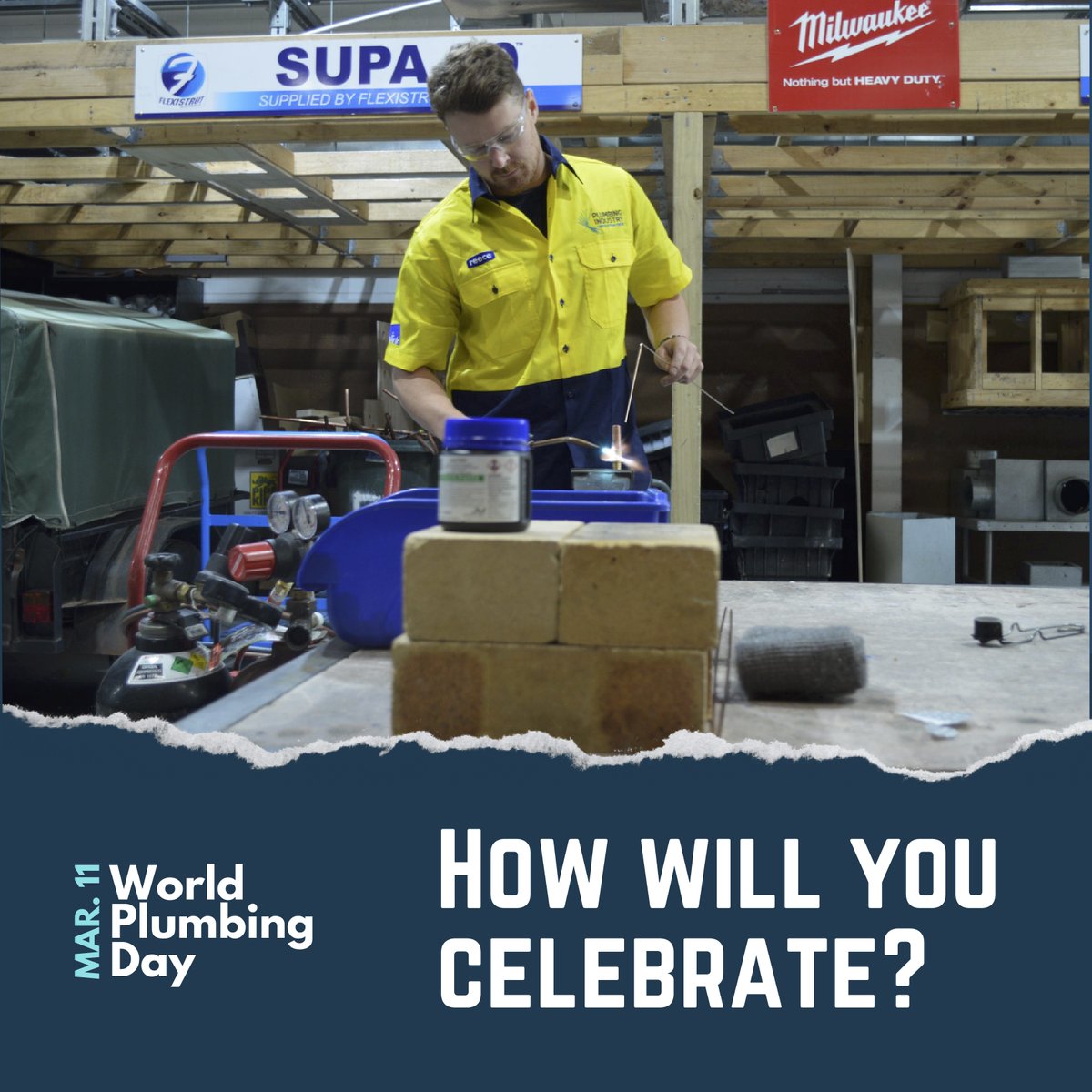 Today is World Plumbing Day, a day to recognize the important work that plumbers and plumbing professionals do every day. Whether you're installing new pipes, fixing leaks, or ensuring that wastewater is properly treated, your work is critical to our health and safety.