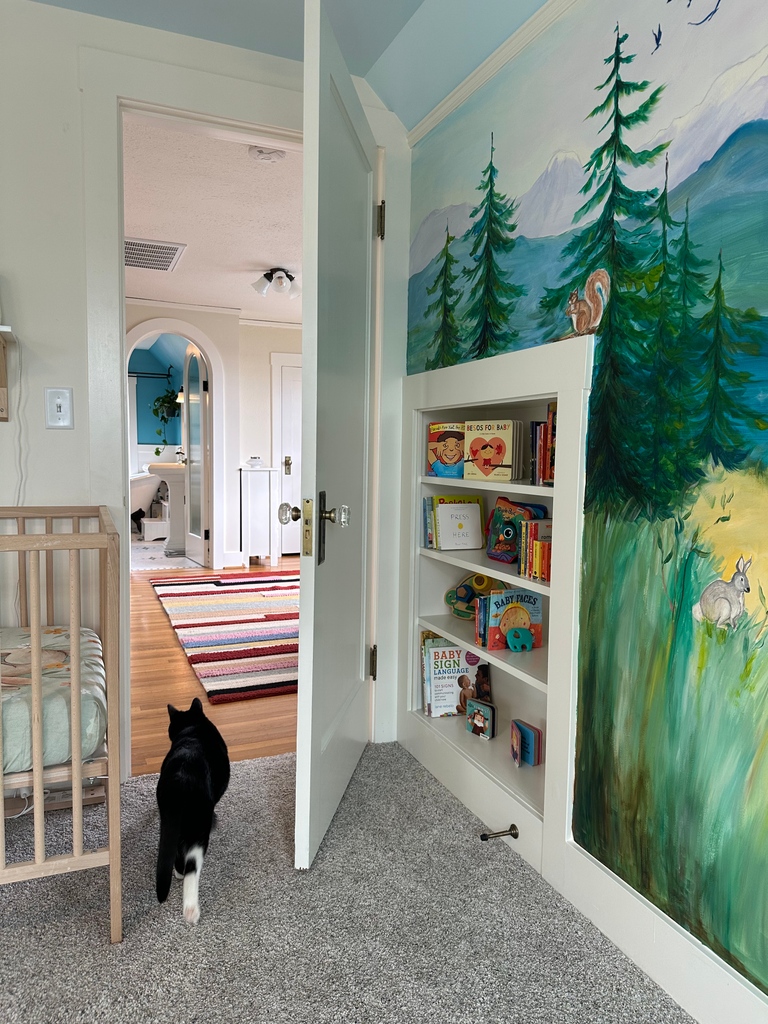 ArciformDesign's tweet image. Just across the landing from the bathroom, a new dormer houses a nursery/bedroom - also downright charming.

Photos by Sarah 

#nursery #dormeraddition #naturallight #northportland #portlandoregon #designbuild #kittyapproved #secretdoor #grandmasmural #delightful #happyfriday
