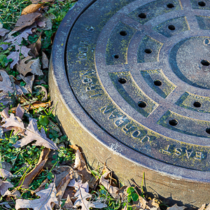 randydwhite's tweet photo. A Manhole cover can possess a modicum of beauty, right? https://t.co/tGVWJAPGmb