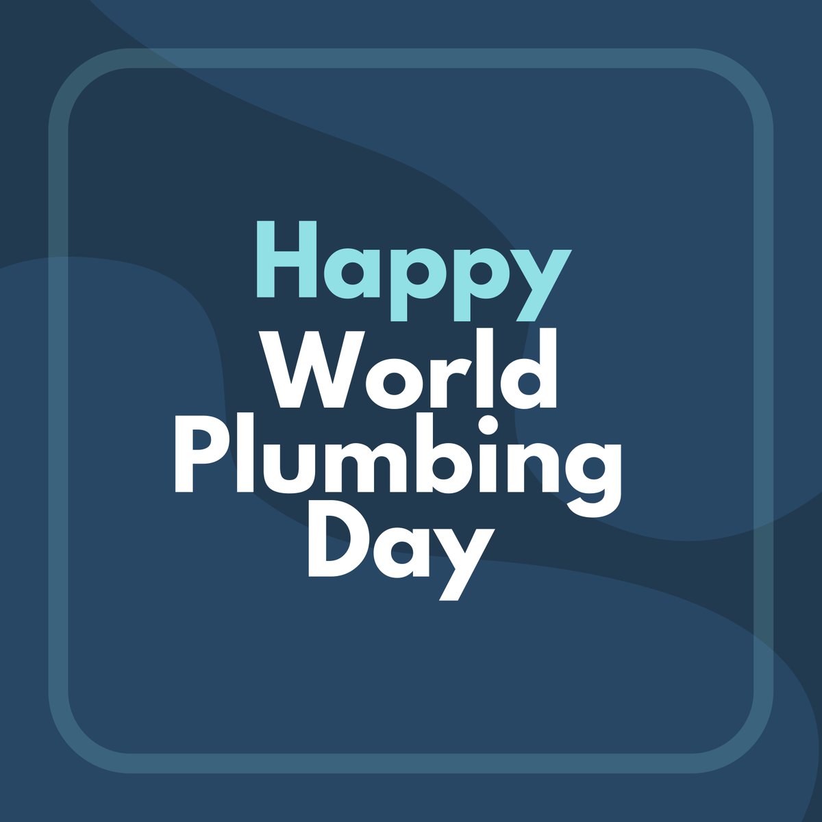 Happy #WorldPlumbingDay! Today, we celebrate the important role that plumbing plays in our lives and communities. We encourage you to celebrate in your own way and share your pictures, stories, and videos with us using the hashtag #WorldPlumbingDay.