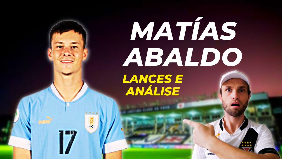 _tudodevasco's tweet photo. Matías Abaldo, segundo-atacante e extremo do Defensor e da seleção uruguaia, foi especulado no Vasco!
Assistam os lances e análise clicando no link abaixo!
➡️https://t.co/upE99p2tAr
#vascodagama #tudodevasco #crvg #vasco #vasco777 #777partners https://t.co/oP0F8AzOTF