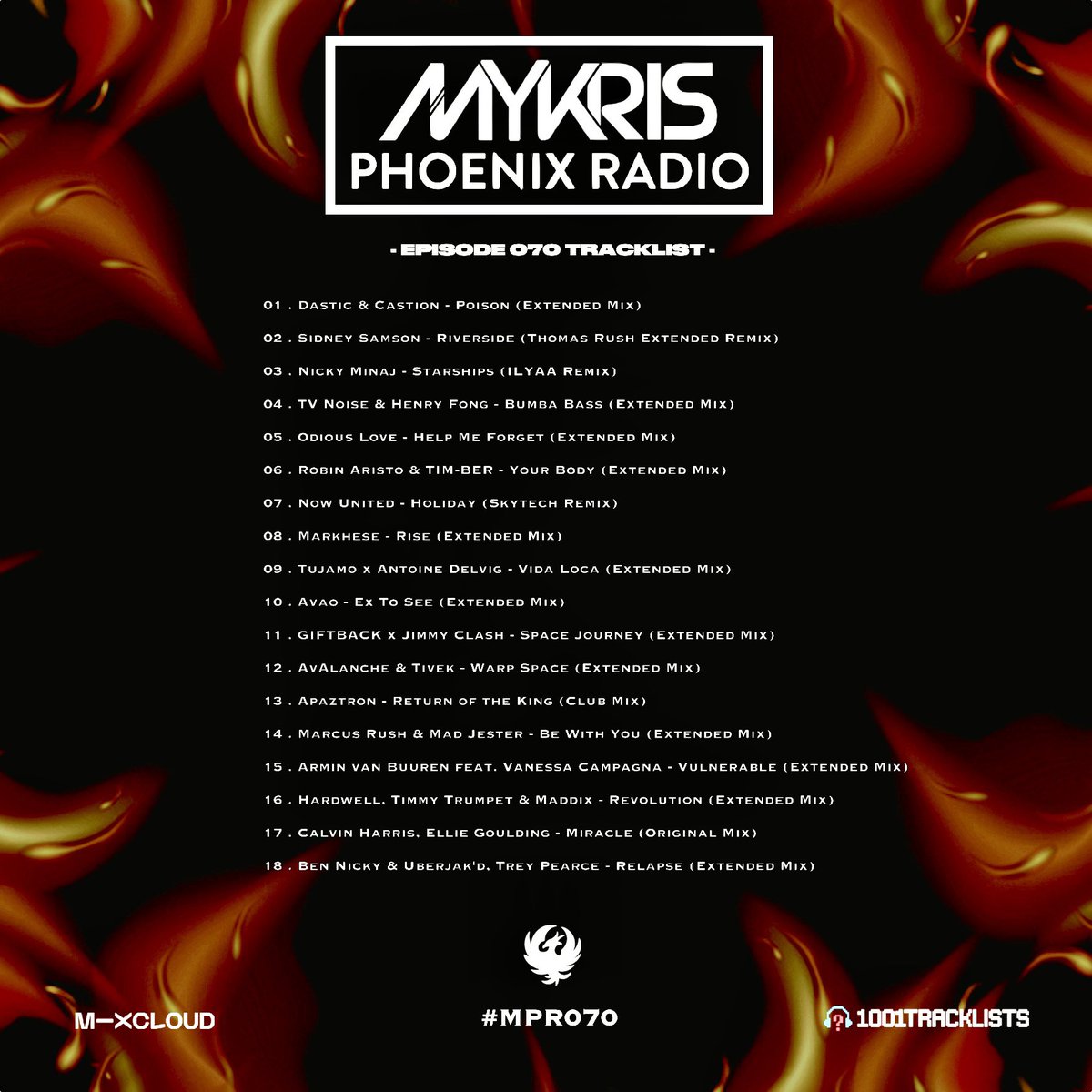 djmykris's tweet photo. Mykris Phoenix Radio - Episode 070 is now online! Go take a listen now 🦅🔥

Listen here: https://t.co/YjpTeRerHt

#MPR070 https://t.co/62YEAWULlo