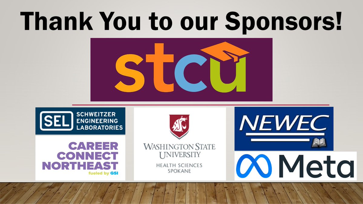 E_WA_RSEF's tweet photo. Thank you to our 2023 sponsors! We couldn't do the #EWRSEF & send people to @ISEF_2023 w/out your help.
#WASTEM #STEMSpokane #SpokaneSTEM #SpokaneWA #Spokane
@stcu @SEL_News @WSUSpokane @Meta @washingtonstem @newesdnews https://t.co/SBcLu1bQ5X
