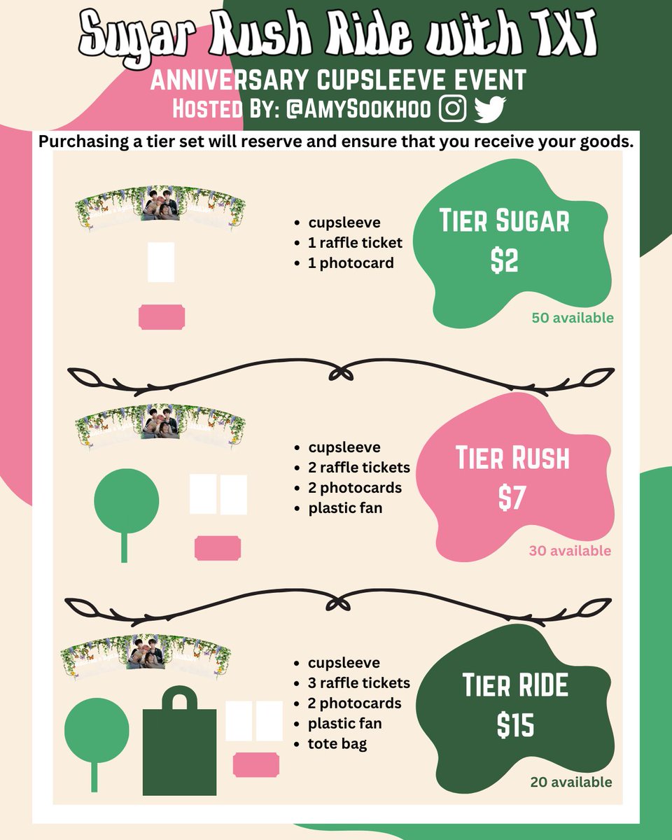 Orlando MOAs! We will be hosting a cupsleeve event for TXT's 4th Anniversary! 🥳 Join us to celebrate! We will have special drinks, raffles, prizes, photo ops, and so much more! 🎉
#SugarRushRideWithTXT