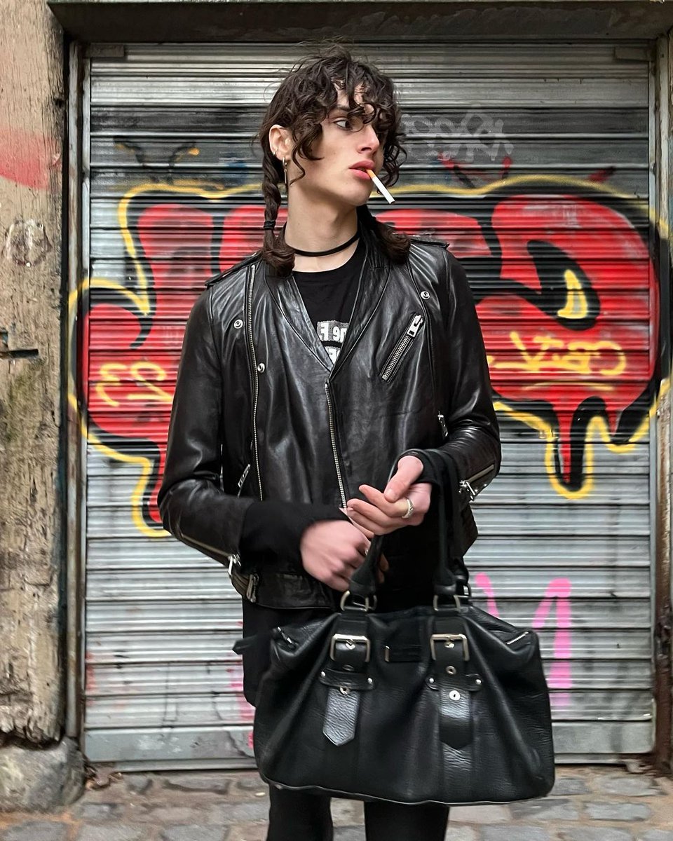 what's a man without his leather jacket?
