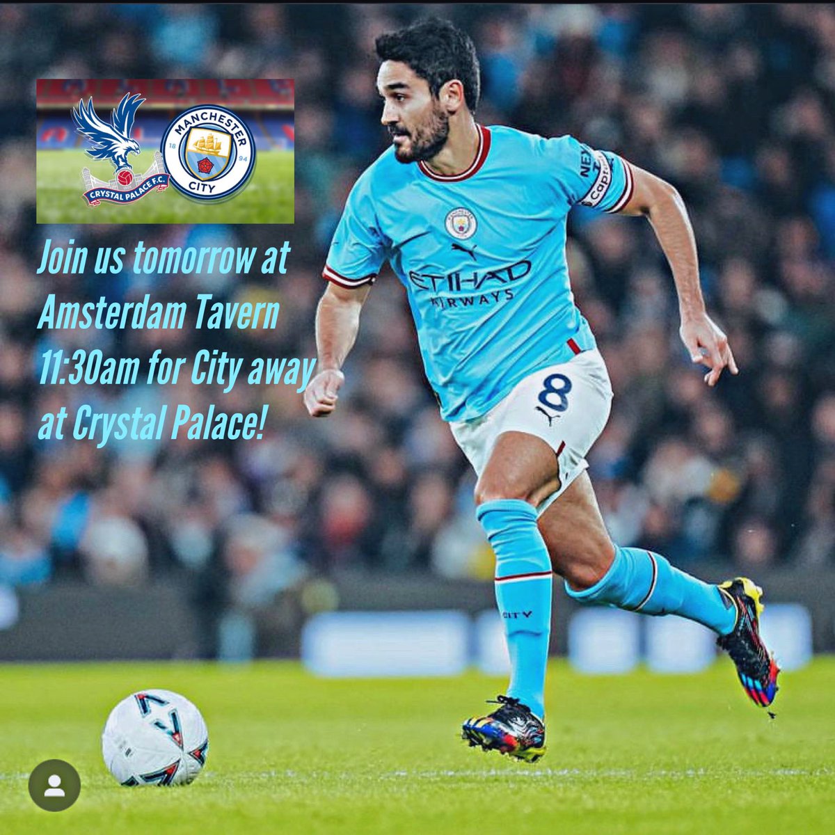 MCFCArchCity's tweet photo. We go again tomorrow! 💙 As always we’ll be at @Amsterdamtavern for our 11:30am kick off! #ManCityOSC #MCFCOK https://t.co/sLMW3FVYos