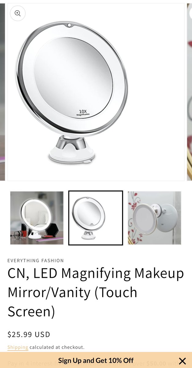 Fashion of the Day (3/10/23) Check out the LED Magnifying Makeup Mirror/Vanity from CN and make sure you look your best! @EveryFashion0 ‘Look Your Best’ #fashion #style #fit #makeup #mirror #vanity #LED #beauty #lookyourbest #onlineshopping ⬇️Next⬇️ everythingfashion0.myshopify.com/products/flexi…