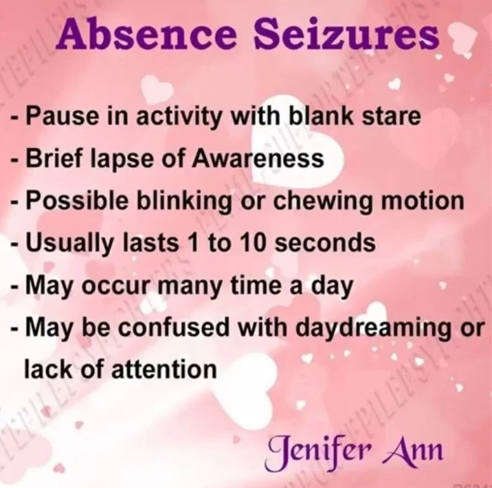 For people who have #epilepsy beware of absent seizures .
#BecauseItMatters
