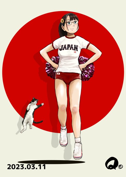 3/11㊏のモカちゃん🇯🇵
今日もしっかり応援するで～～⚾️⚾️ 