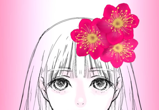 「hibiscus long hair」 illustration images(Latest)
