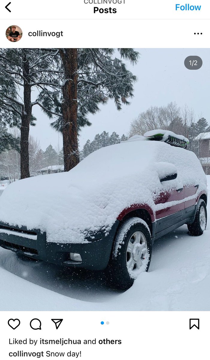 gabfoella's tweet photo. Looks like Collin moved to AZ and ditched the fancy Jeep Wrangler (Which goes for $60,000 retail) and got a 2006 Ford Escape which are like $2k. Kinda proof that Gabi bought everything for him and bought/leased him that Jeep. Without Gabi, he has to live a very minimal lifestyle https://t.co/NOQgh1UY1B