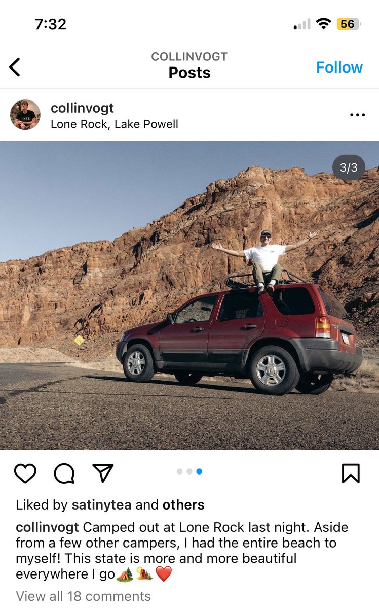 gabfoella's tweet photo. Looks like Collin moved to AZ and ditched the fancy Jeep Wrangler (Which goes for $60,000 retail) and got a 2006 Ford Escape which are like $2k. Kinda proof that Gabi bought everything for him and bought/leased him that Jeep. Without Gabi, he has to live a very minimal lifestyle https://t.co/NOQgh1UY1B