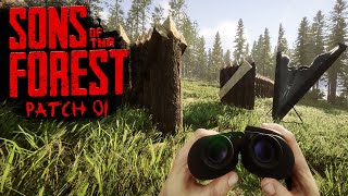 ZumaArcade's tweet photo. New Update! HANG GLIDER, WALL GATE &amp; BINOCULARS | Sons of the Forest PATCH 01 https://t.co/JEhsep33jZ https://t.co/E3DF9d7Z3K