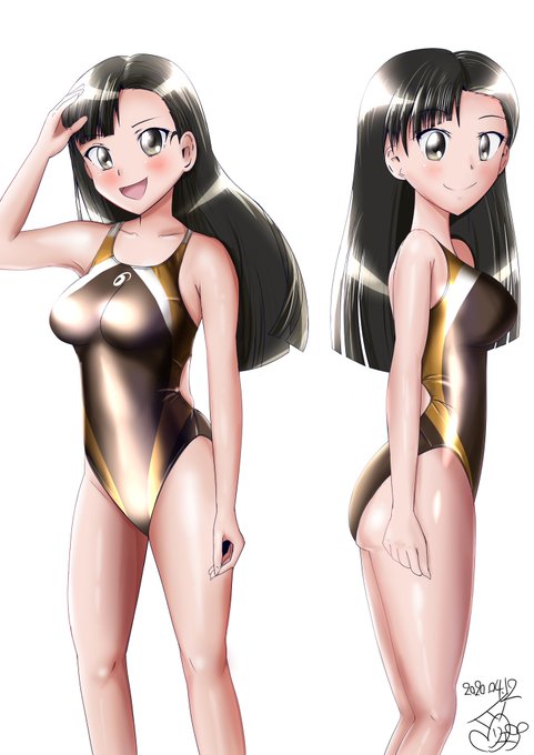 唐突にガルパン水着過去絵 