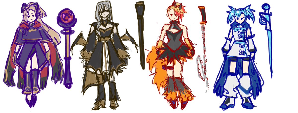 _dagusan's tweet photo. These are de designs from the front, all of them only had minor changes https://t.co/hq6sXF30vB