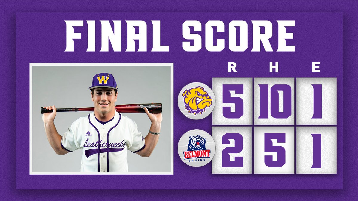 WIUBaseball's tweet photo. Dub. https://t.co/QF1fNyV7vz