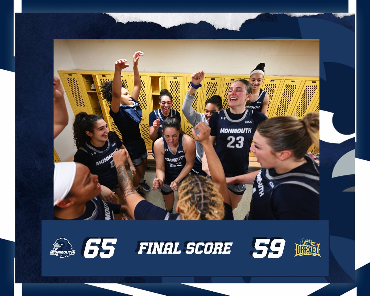MonmouthHawks's tweet image. Some may Call it an upset, they call it taking care of business!! Congrats to @MUHawksWBB for defeating No. 2 Drexel and advancing to the CAA semifinals!!

#flyhawks